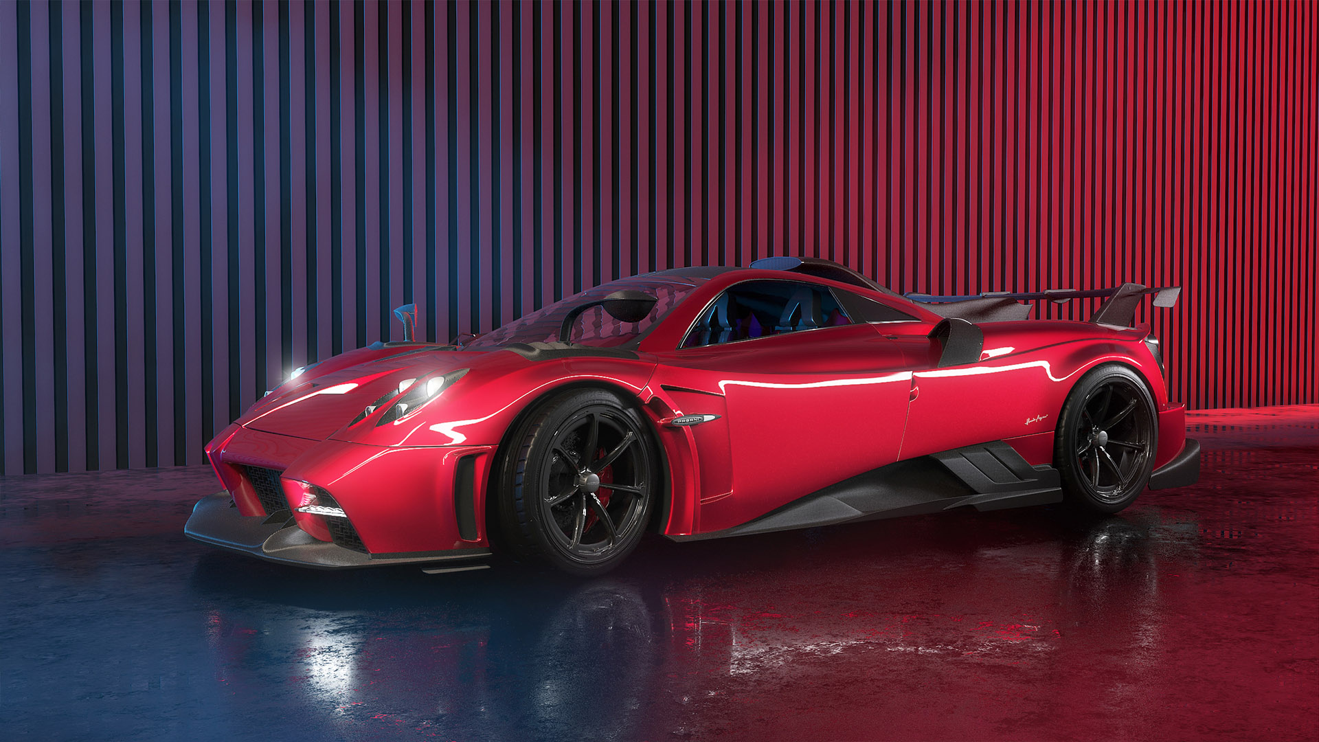 projekt wizualizacja samochodu